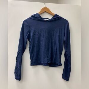 Heart and hips navy blue hoodie size large